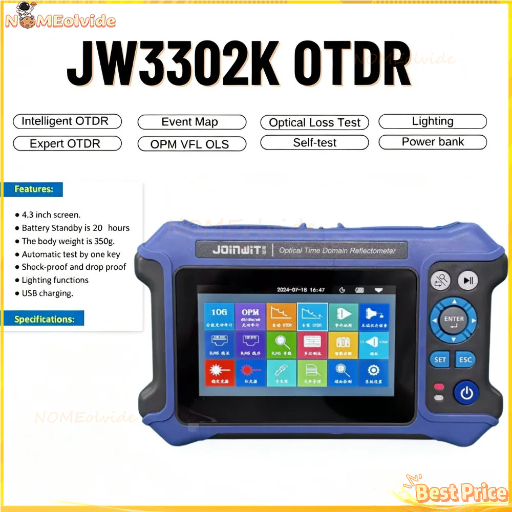 Joinwit JW3302K SM 1310/1550Nm - Optical Time Domain Reflectometer Otdr 1310 1550Nm review and price