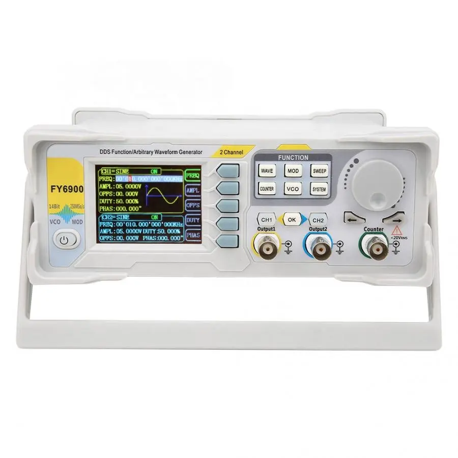 FY6900 Dual Channel DDS Functi - Dual Channel Arbitrary Waveform Function Generator 60Mhz review and price