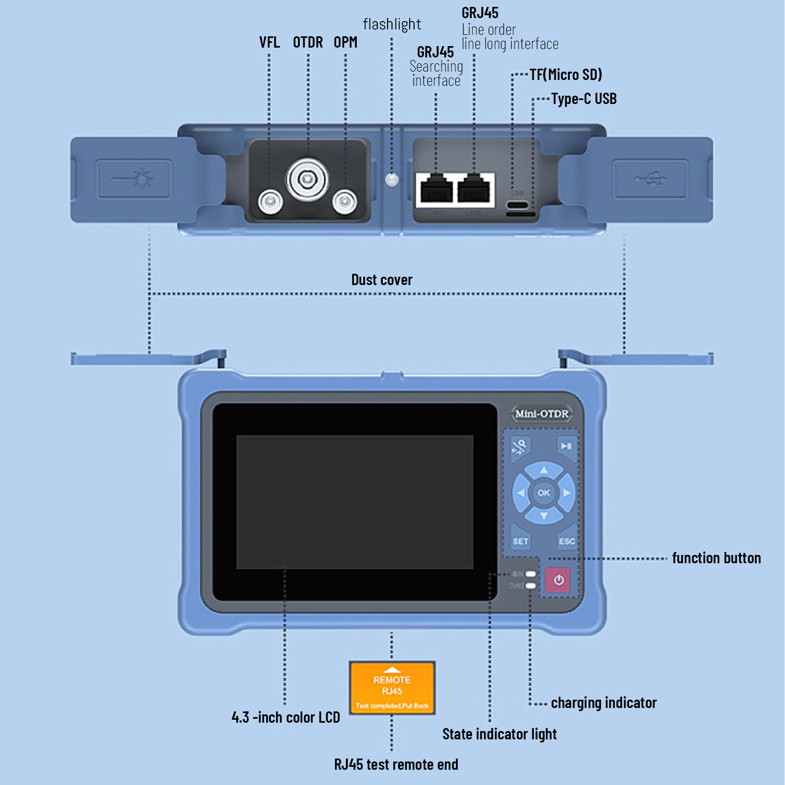 NOVKER NK4000D OTDR, Dual Wave - Optical Time Domain Reflectometer Otdr 1310 1550Nm review and price